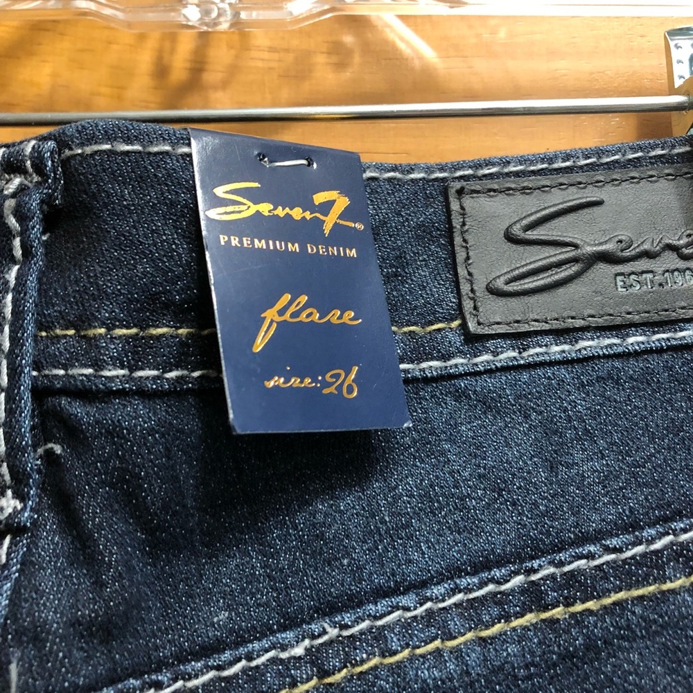 Size 26 Seven For All Mankind Flare Jeans